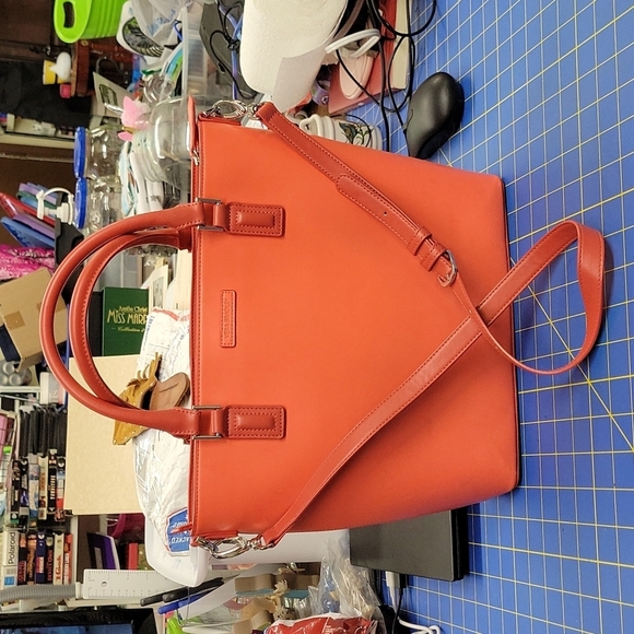 Vera Bradley Handbags - Vera Bradley HOT CORAL RED PURSE🥰